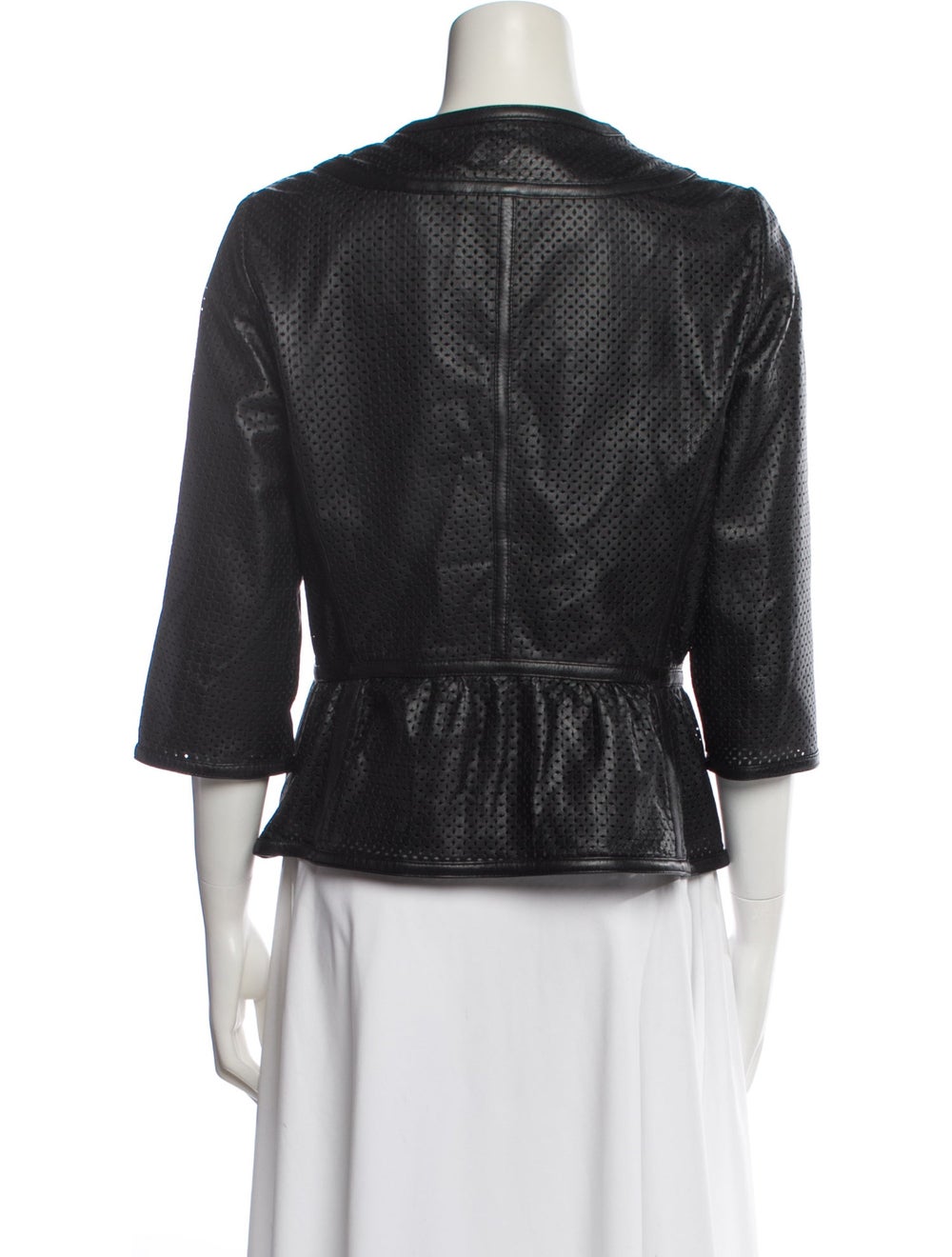etcetera Leather Evening Jacket - image 3