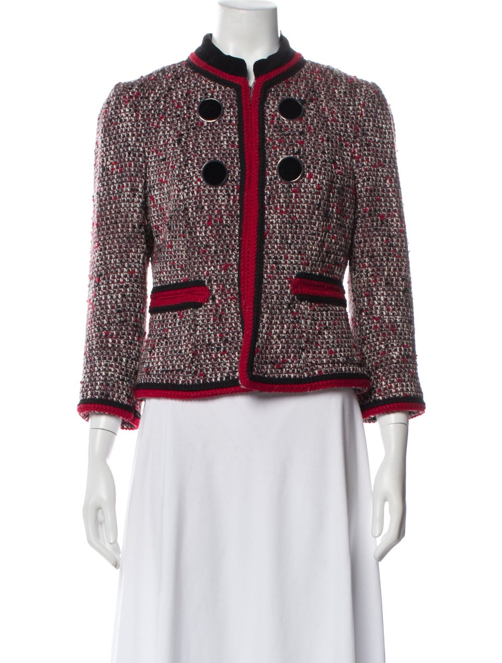 etcetera Tweed Pattern Evening Jacket - image 1