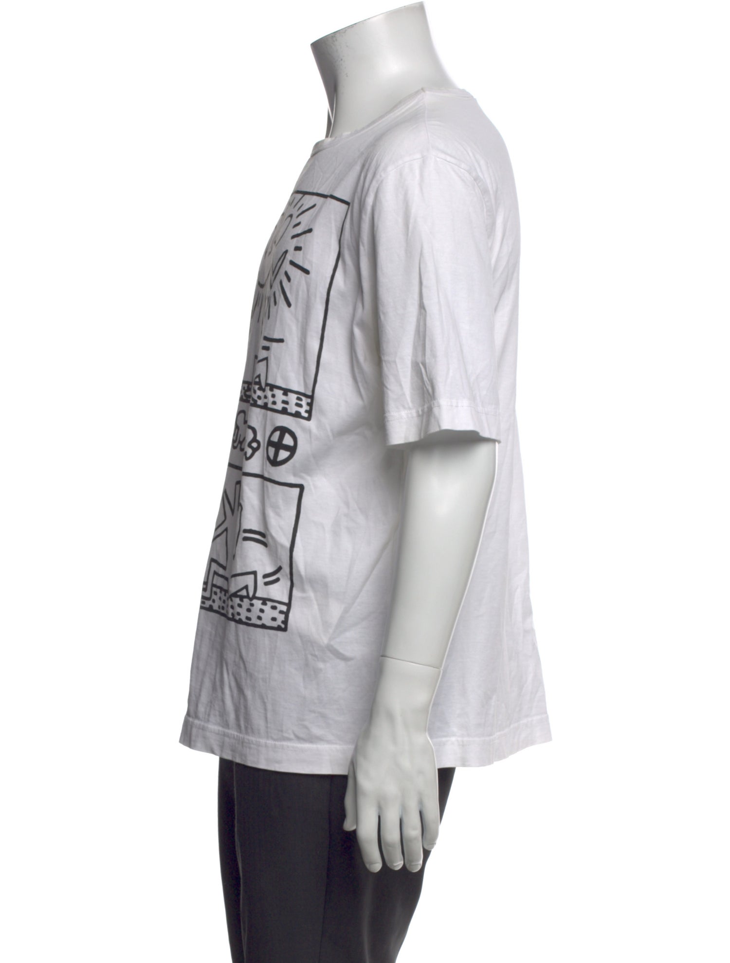 Etudes x Keith Haring Graphic Print Crew Neck T-Shirt
