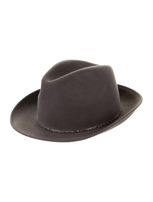 Eugenia Kim Wool Fedora Hat Grey
