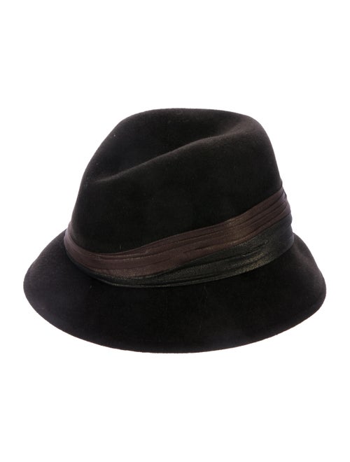 Eugenia Kim Fur Fedora Hat Brown