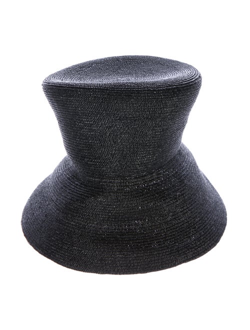 Eugenia Kim Straw Hat Black