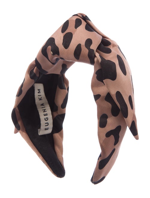 Eugenia Kim Printed Woven Headband Brown