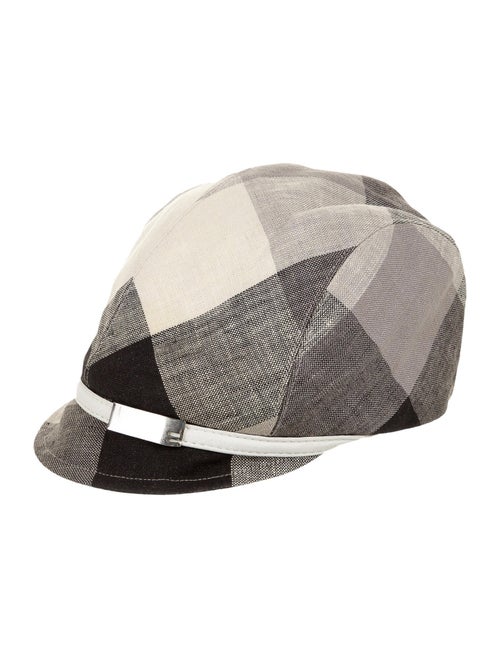 Eugenia Kim Linen Newsboy Hat black