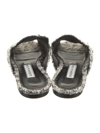 Eugenia Kim Tweed Tweed Pattern Mules