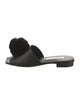 Eugenia Kim Leather Pom-Pom Embellishments Slides