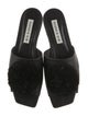 Eugenia Kim Leather Pom-Pom Embellishments Slides