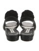 Eugenia Kim Leather Pom-Pom Embellishments Slides