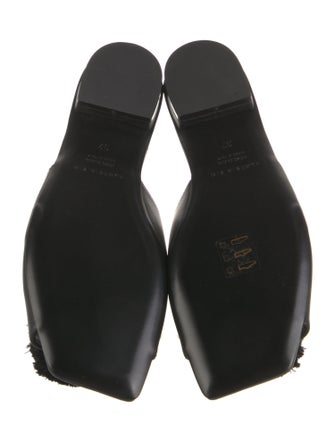 Eugenia Kim Leather Pom-Pom Embellishments Slides