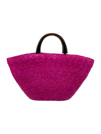 Eugenia Kim Raffia Top Handle Bag
