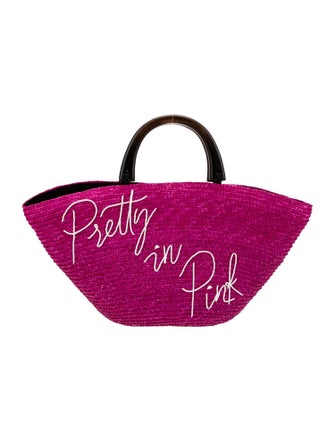 Eugenia Kim Raffia Top Handle Bag