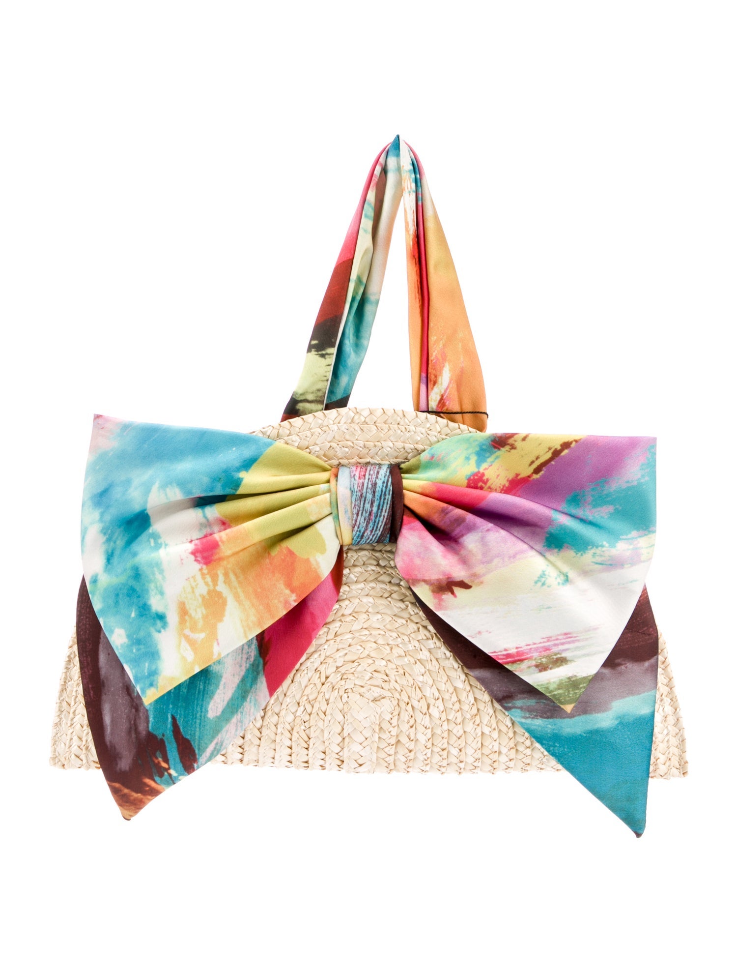 Eugenia Kim Straw Top Handle Bag w/ Tags