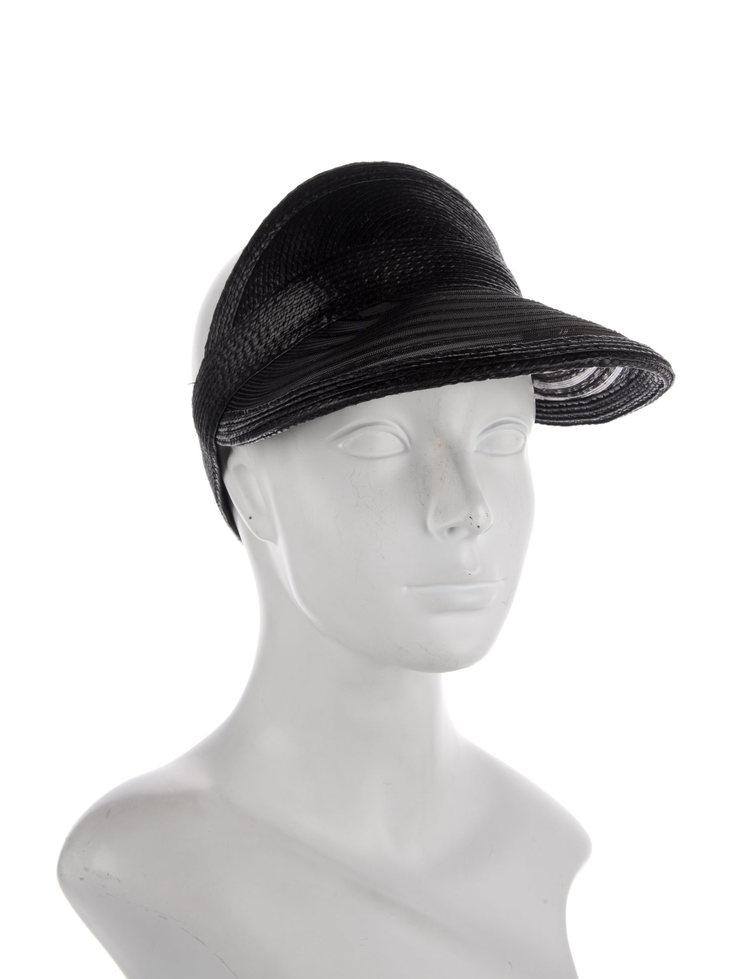 Eugenia Kim Synthetic-Blend Mesh Accent Woven Sun Visor Hat