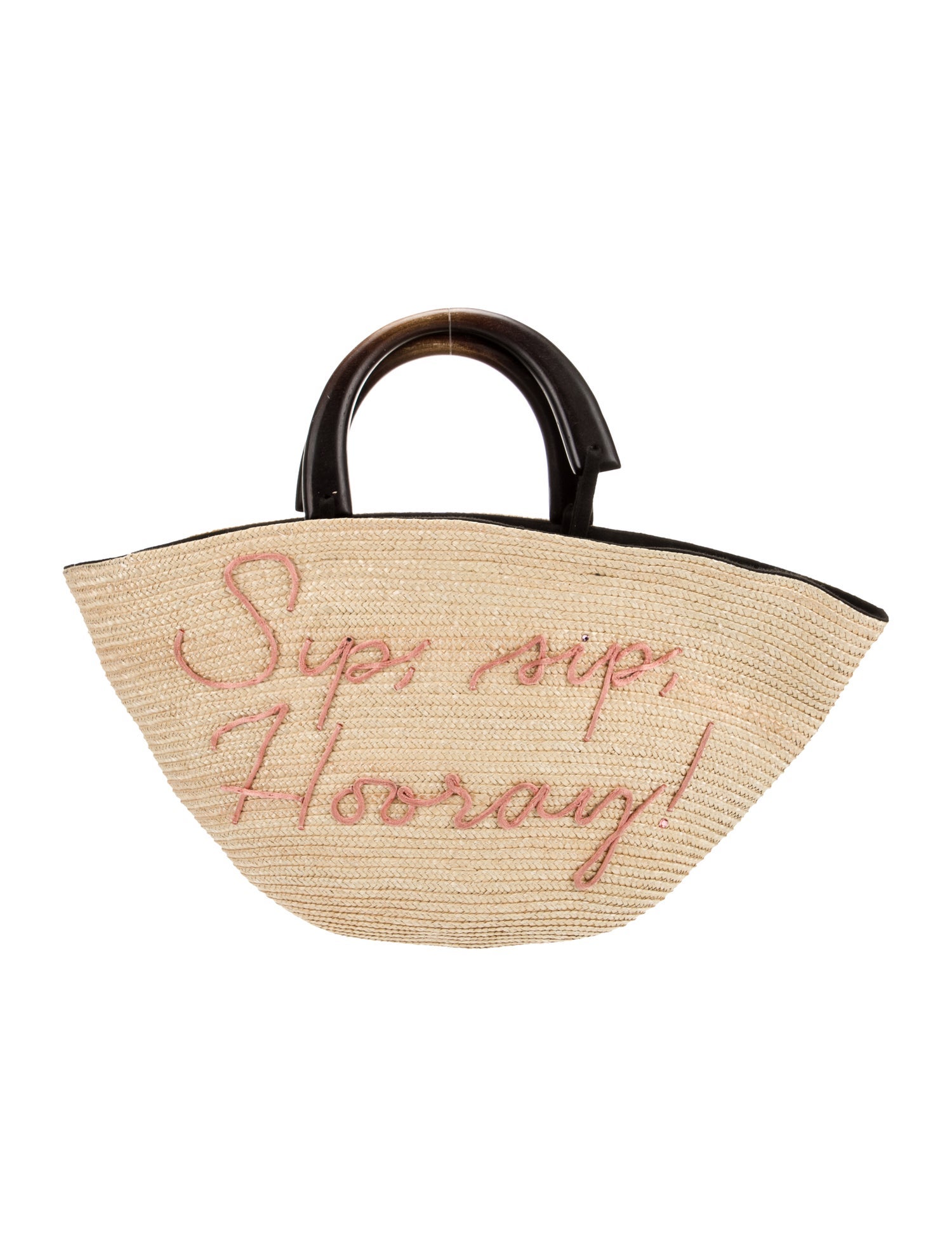 Eugenia Kim Straw Top Handle Bag