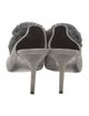 Eugenia Kim Suede Pom-Pom Embellishments Mules