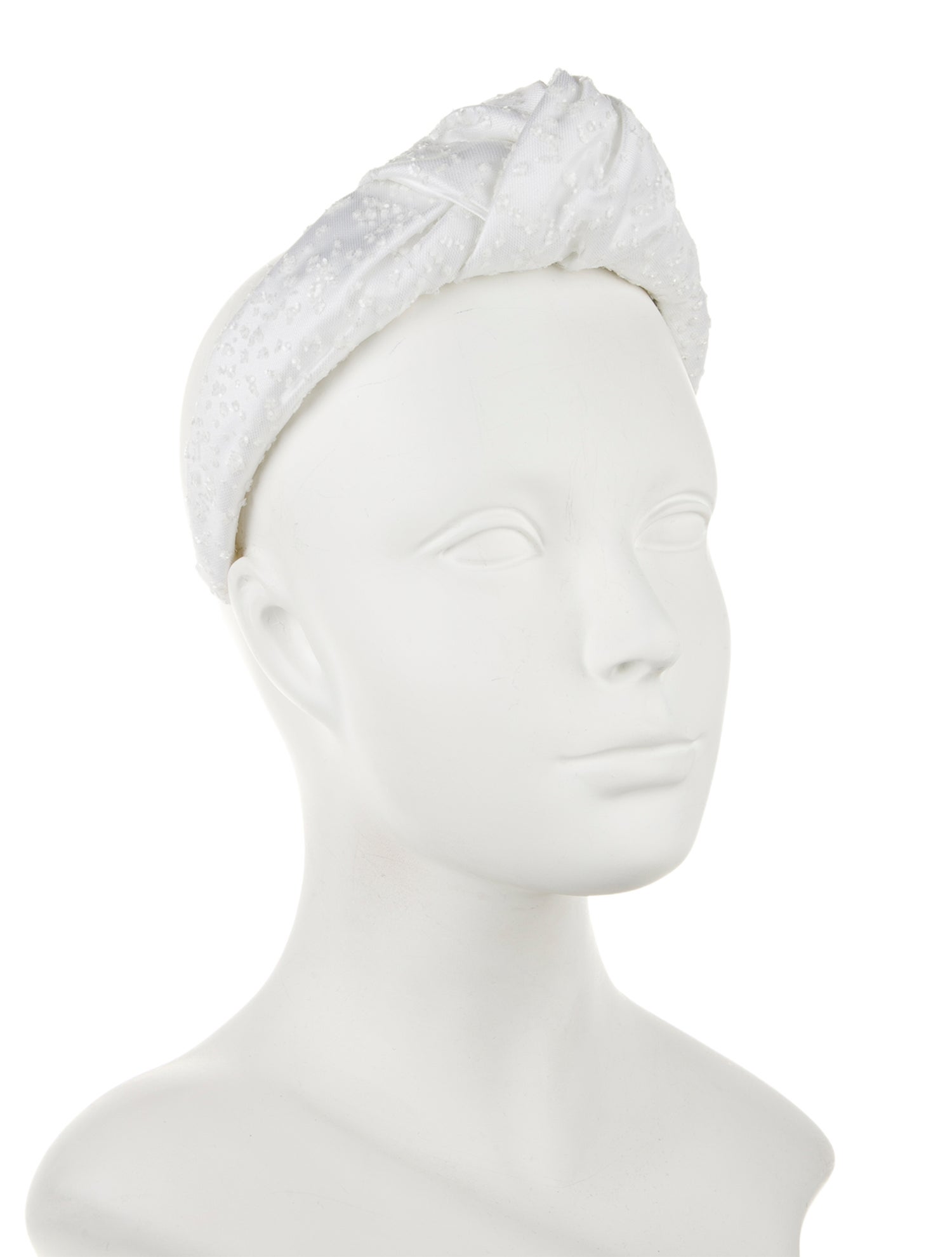 Eugenia Kim White Sequin Headband w/Tags