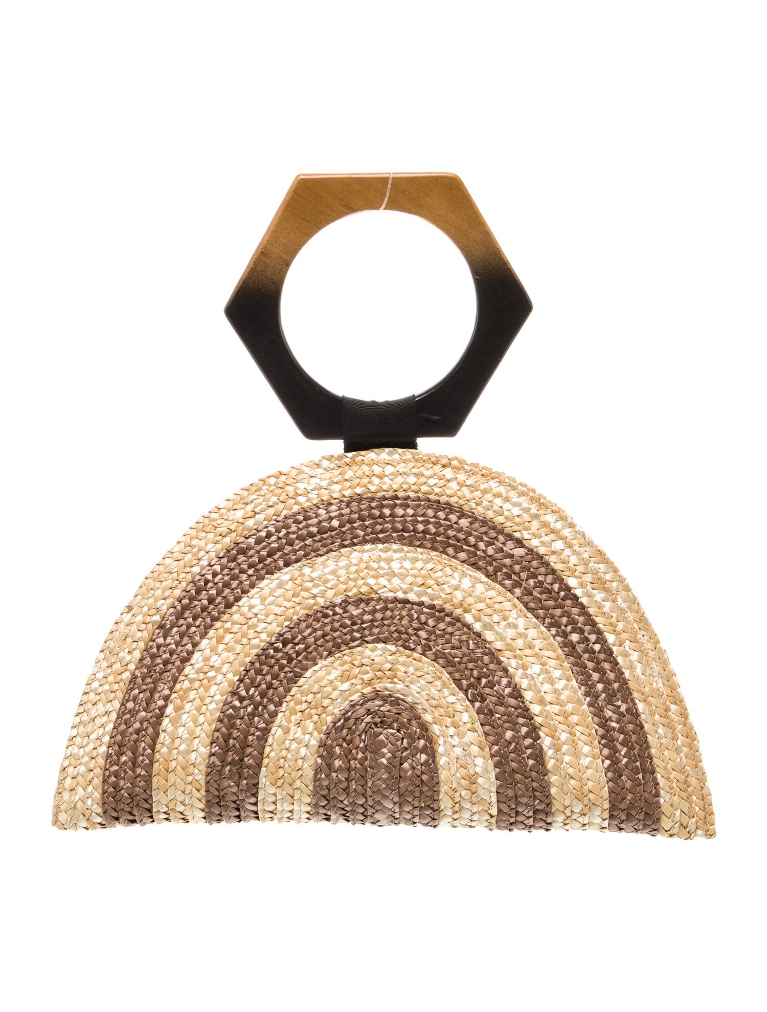 Eugenia Kim Straw Top Handle Bag