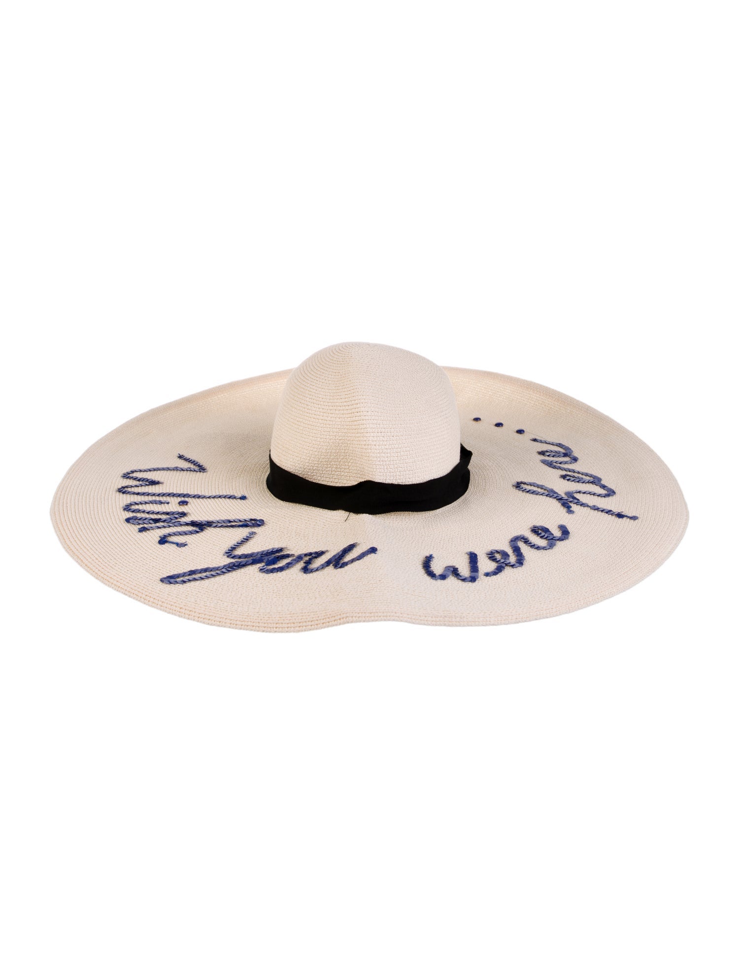Eugenia Kim Embellished Wide-Brim Sun Hat