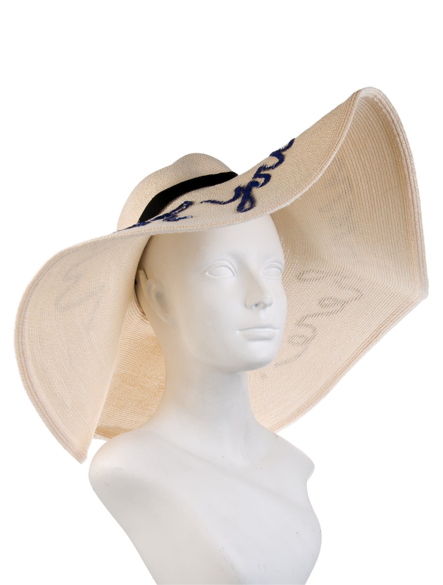 Eugenia Kim Embellished Wide-Brim Sun Hat
