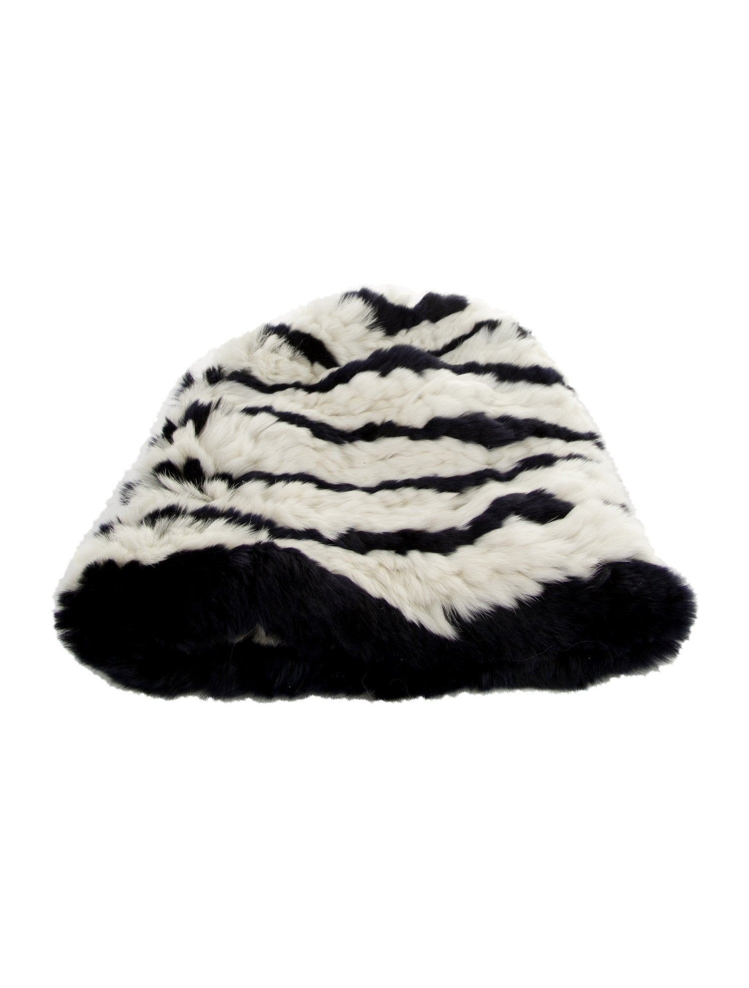 Eugenia Kim Striped Fur Beanie