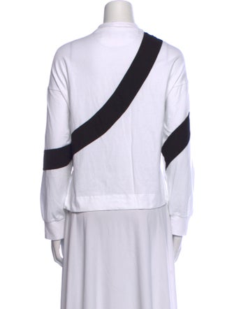 Eugenia Kim Striped Bateau Neckline Crop Top