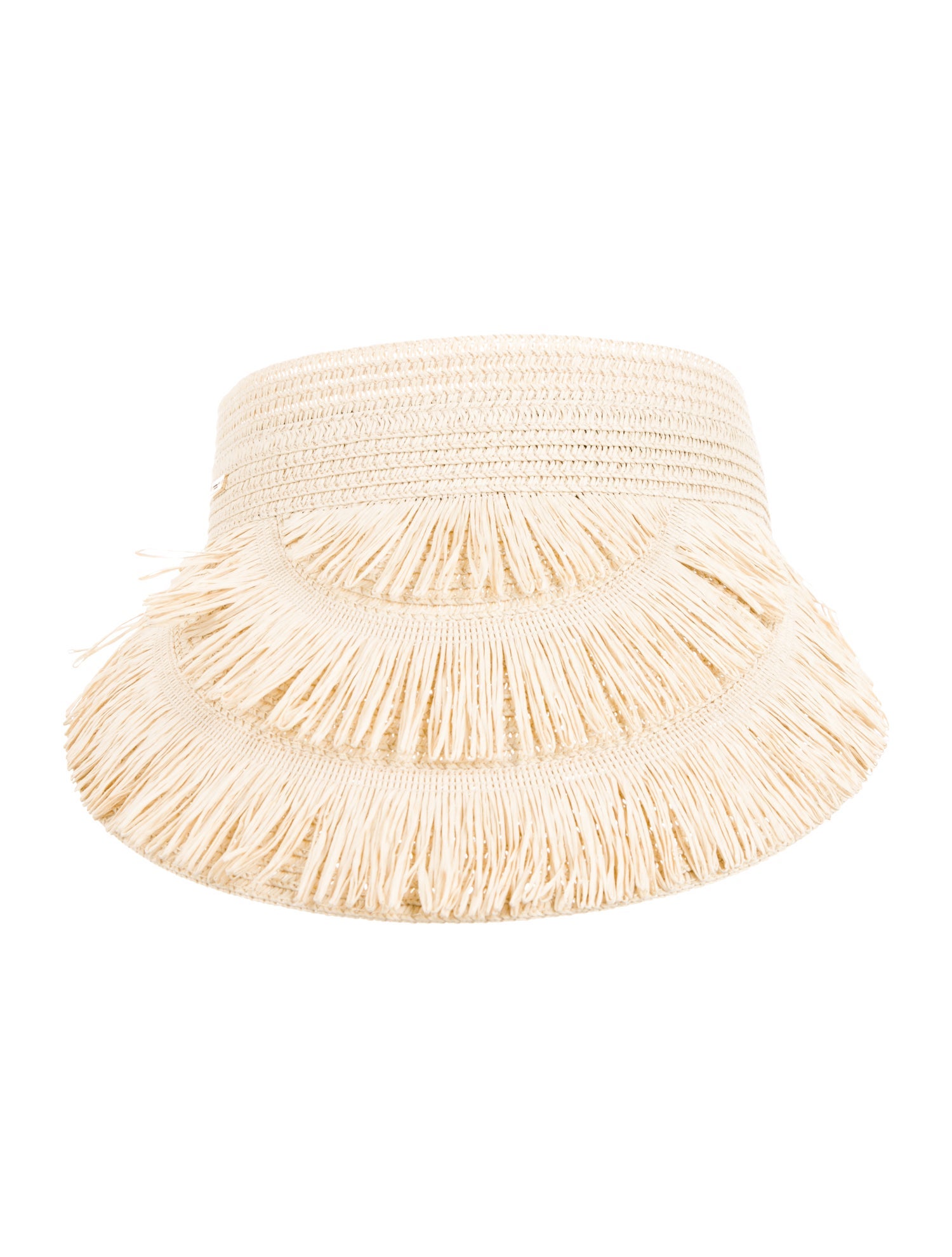 Eugenia Kim Eugenia Kim Lexi Lacquered Straw Visor w/Tags