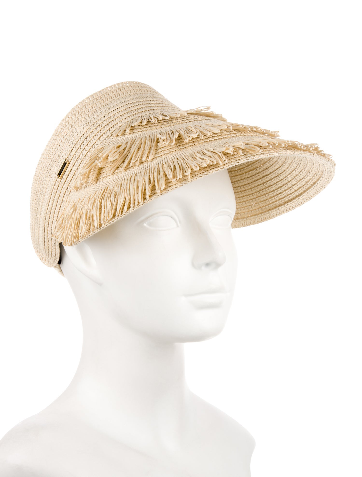 Eugenia Kim Eugenia Kim Lexi Lacquered Straw Visor w/Tags