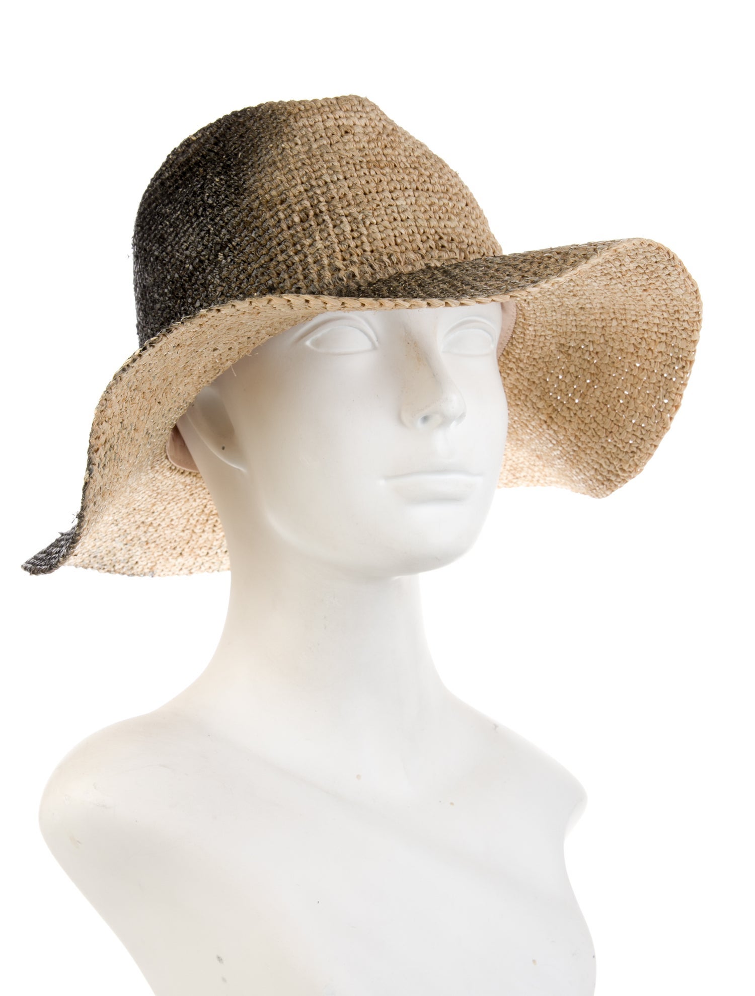 Eugenia Kim Pattern Print Straw Bucket Hat w/Tags