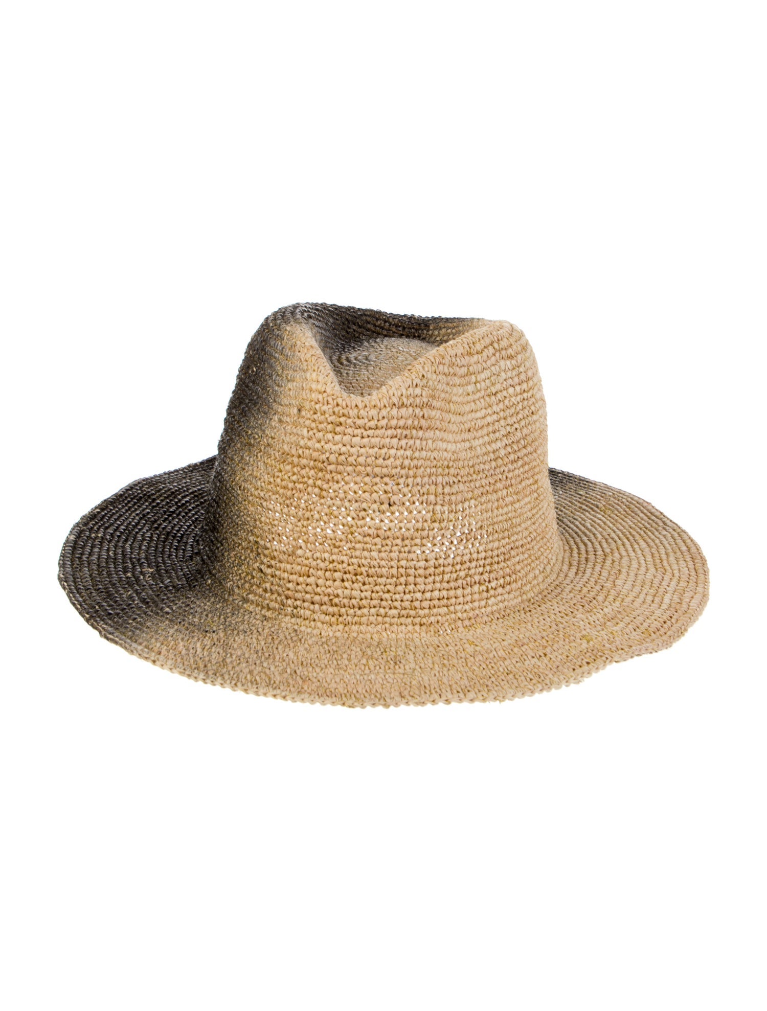 Eugenia Kim Pattern Print Straw Woven Bucket Hat w/Tags