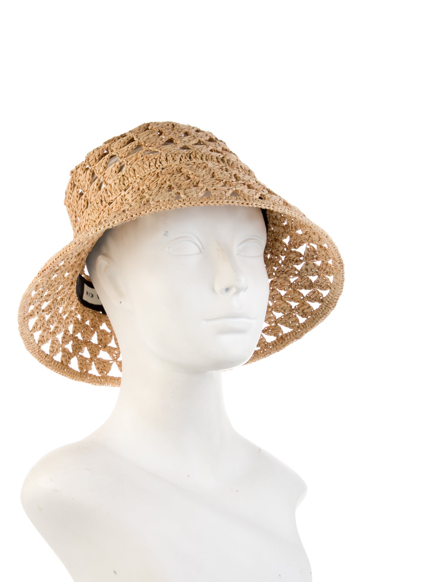 Eugenia Kim Straw Woven Bucket Hat w/Tags