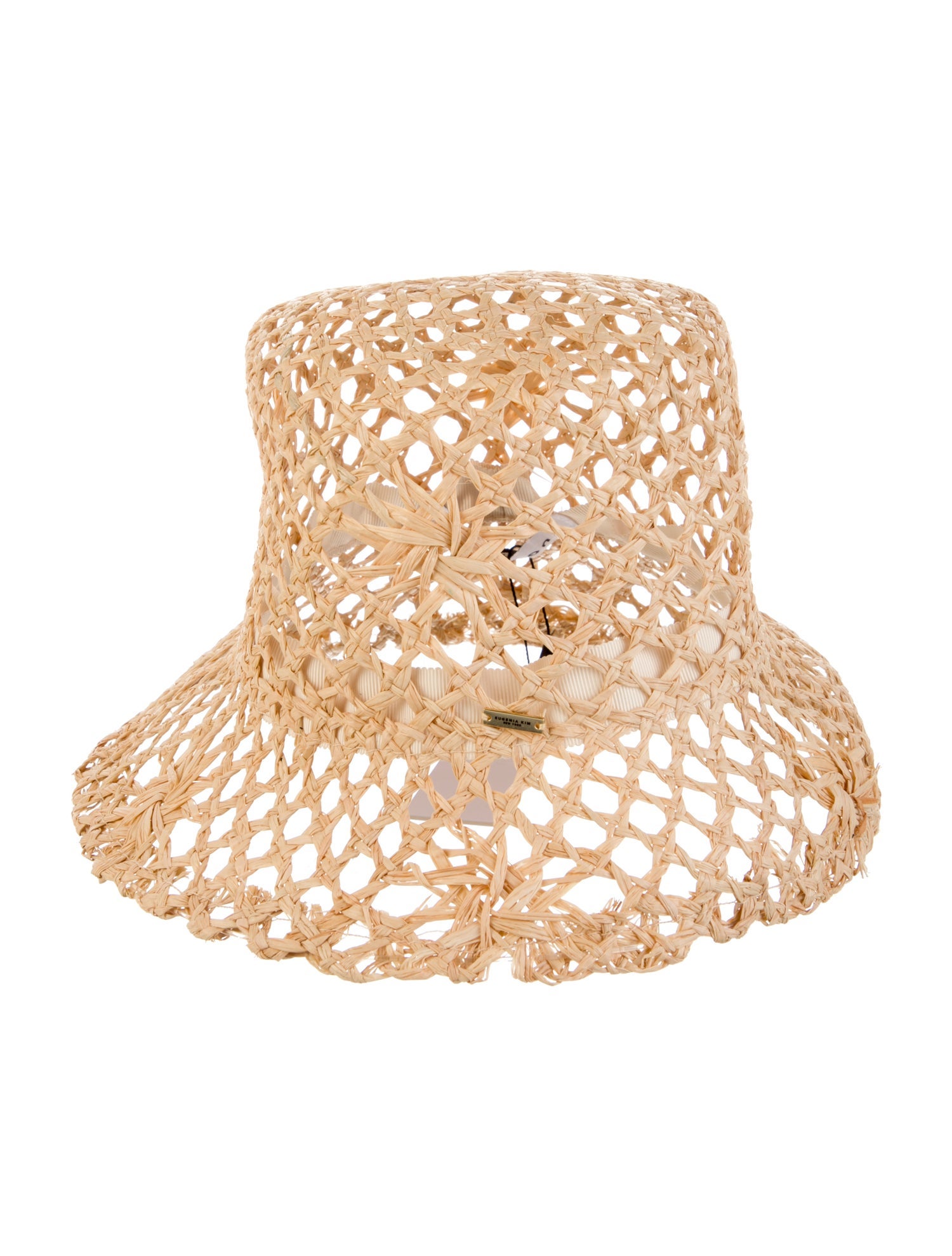 Eugenia Kim Straw Woven Fedora Hat w/Tags