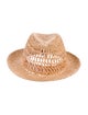 Eugenia Kim Straw Woven Fedora Hat