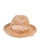 Eugenia Kim Straw Woven Fedora Hat