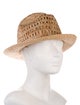 Eugenia Kim Straw Woven Fedora Hat