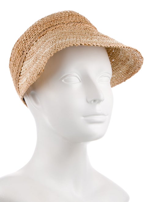 Eugenia Kim Straw Woven Sun Visor Hat
