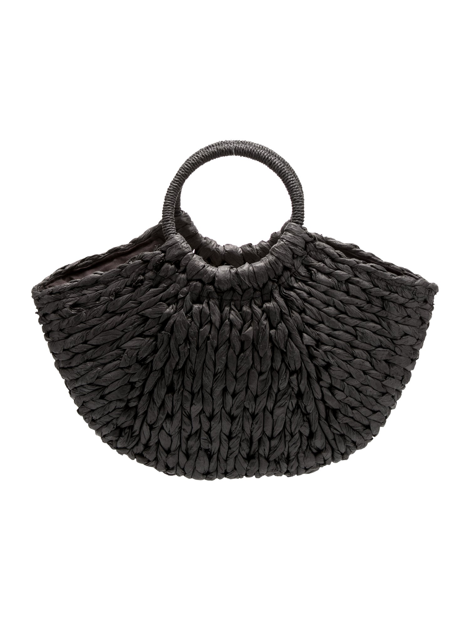 Eugenia Kim Raffia Top Handle Bag