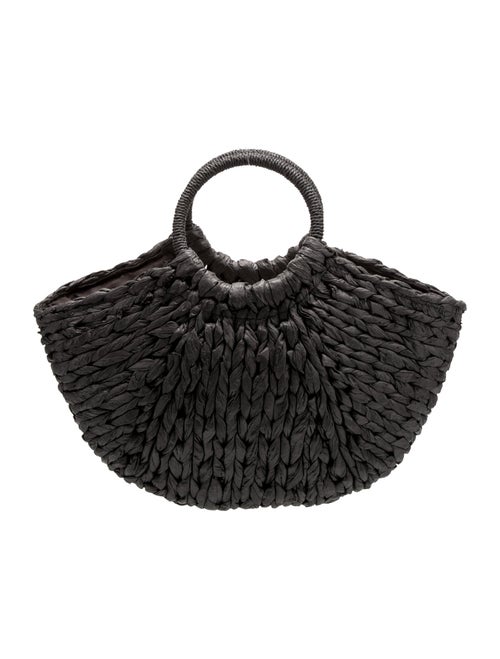 Eugenia Kim Raffia Top Handle Bag
