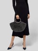 Eugenia Kim Raffia Top Handle Bag
