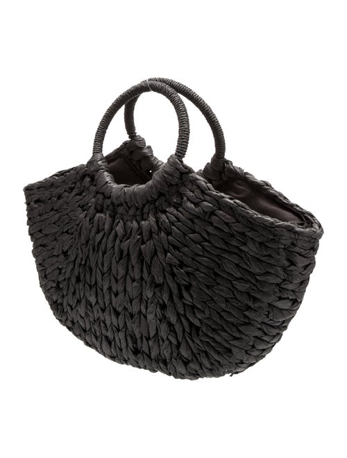 Eugenia Kim Raffia Top Handle Bag