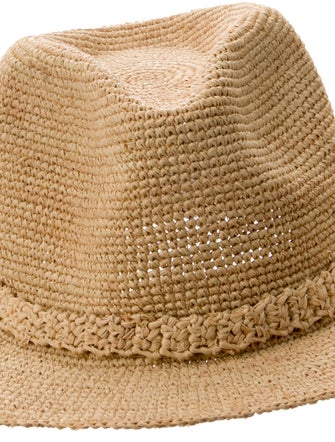 Eugenia Kim Raffia Woven Fedora Hat