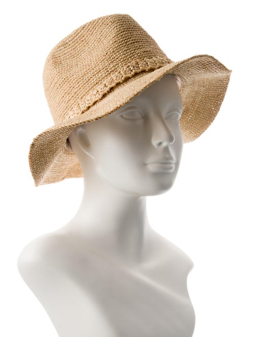 Eugenia Kim Raffia Woven Fedora Hat