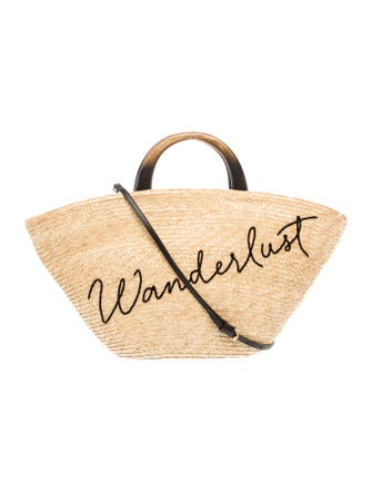 Eugenia Kim Straw Shoulder Bag