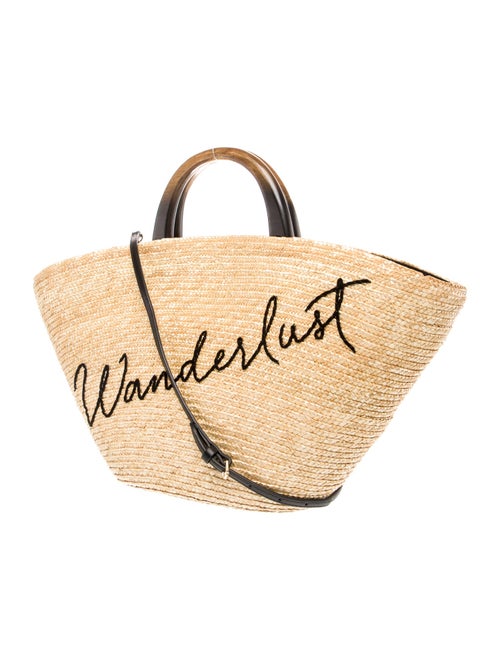 Eugenia Kim Straw Shoulder Bag