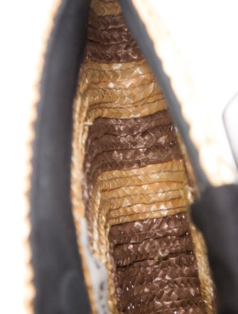 Eugenia Kim Raffia Top Handle Bag