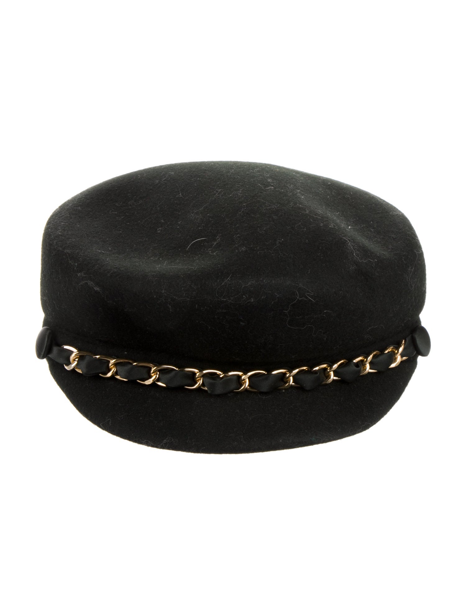 Eugenia Kim Wool Chain-Linked Beret Hat