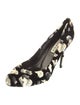 Eugenia Kim Velvet Printed Pumps