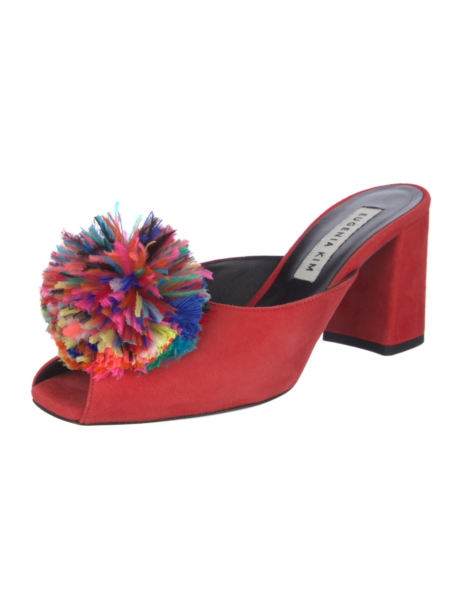 Eugenia Kim Suede Patterned Mules