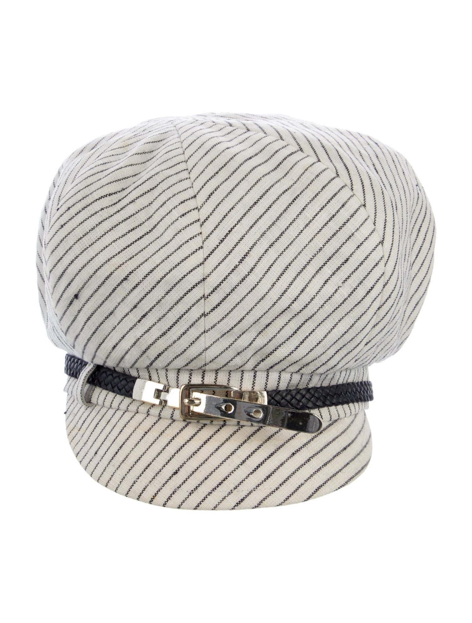 Eugenia Kim Linen Stripe Hat