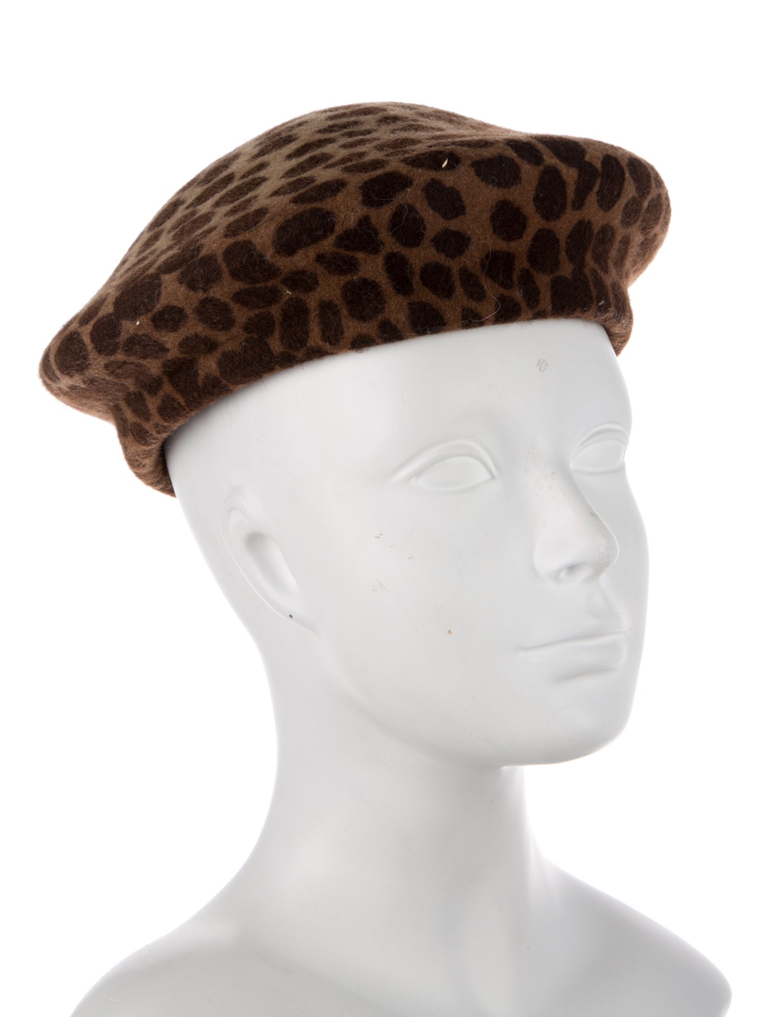 Eugenia Kim Cheetah Animal Printed Beret w/Tags