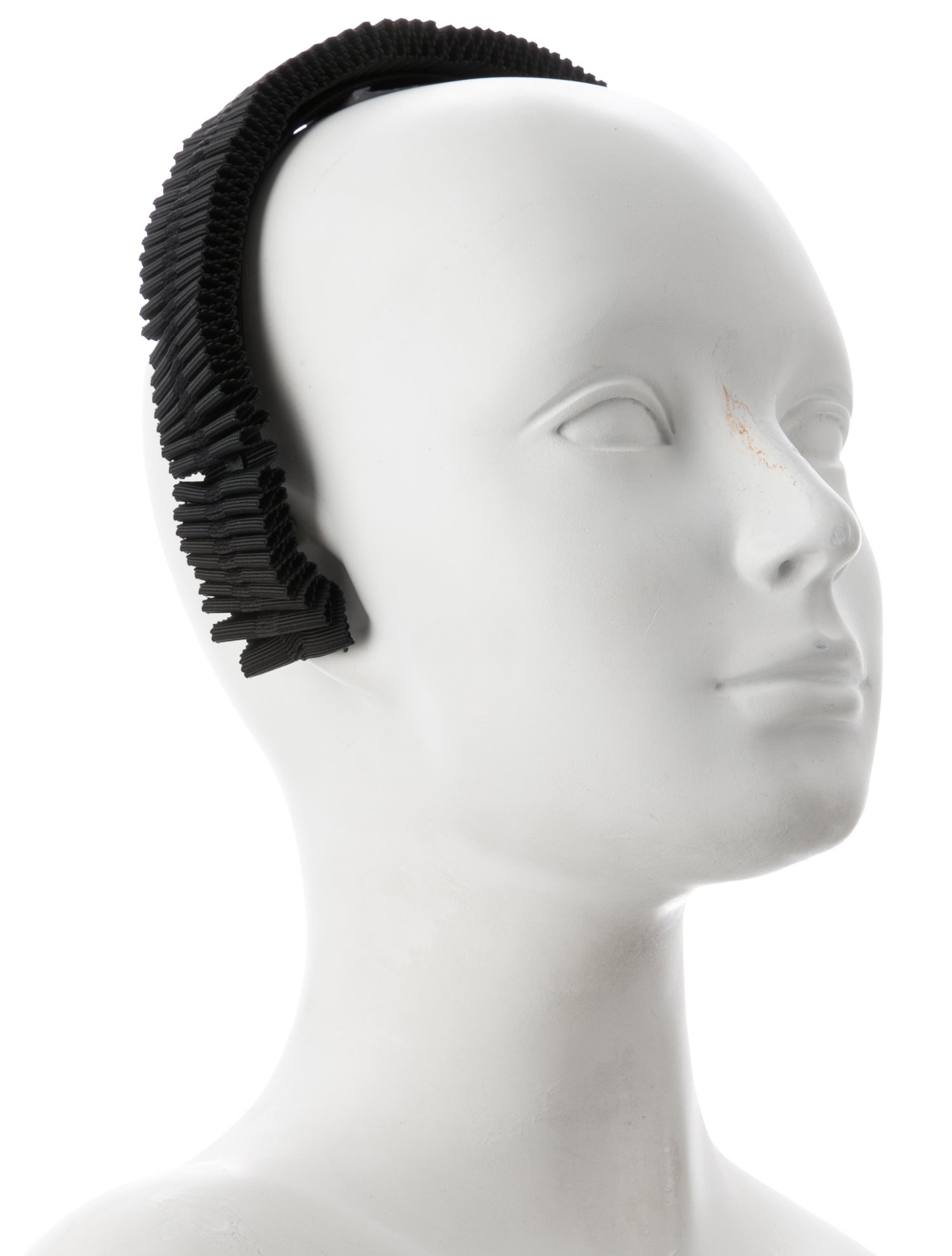 Eugenia Kim Black Pleated Accordion Style Headband